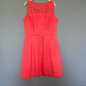 Women’s size 16 coral pink dress